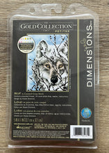 Load image into Gallery viewer, Wolf - Gold Collection Petites Cross Stitch Kit by Dimensions  70-65131
