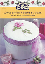 Load image into Gallery viewer, DMC Garden Roses Cross Stitch Chart Booklet
