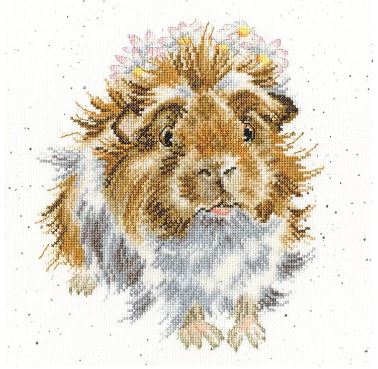 Grinny Pig Cross Stitch Kit by Bothy Threads