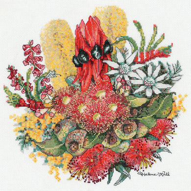 Wildflower Bouquet Cross Stitch Kit by DMC
