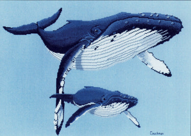 humpbacks cc010 cross stitch chart couchman creations Sonia's Needle & Thread