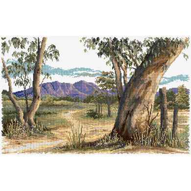 Outback Gum Cross Stitch Chart by Country Threads