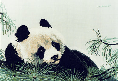 panda cc021 cross stitch chart couchman designs sonia's needle & thread