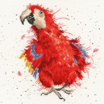 Parrot on Parade Cross Stitch Kit by Bothy Threads