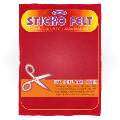 red sticko felt
