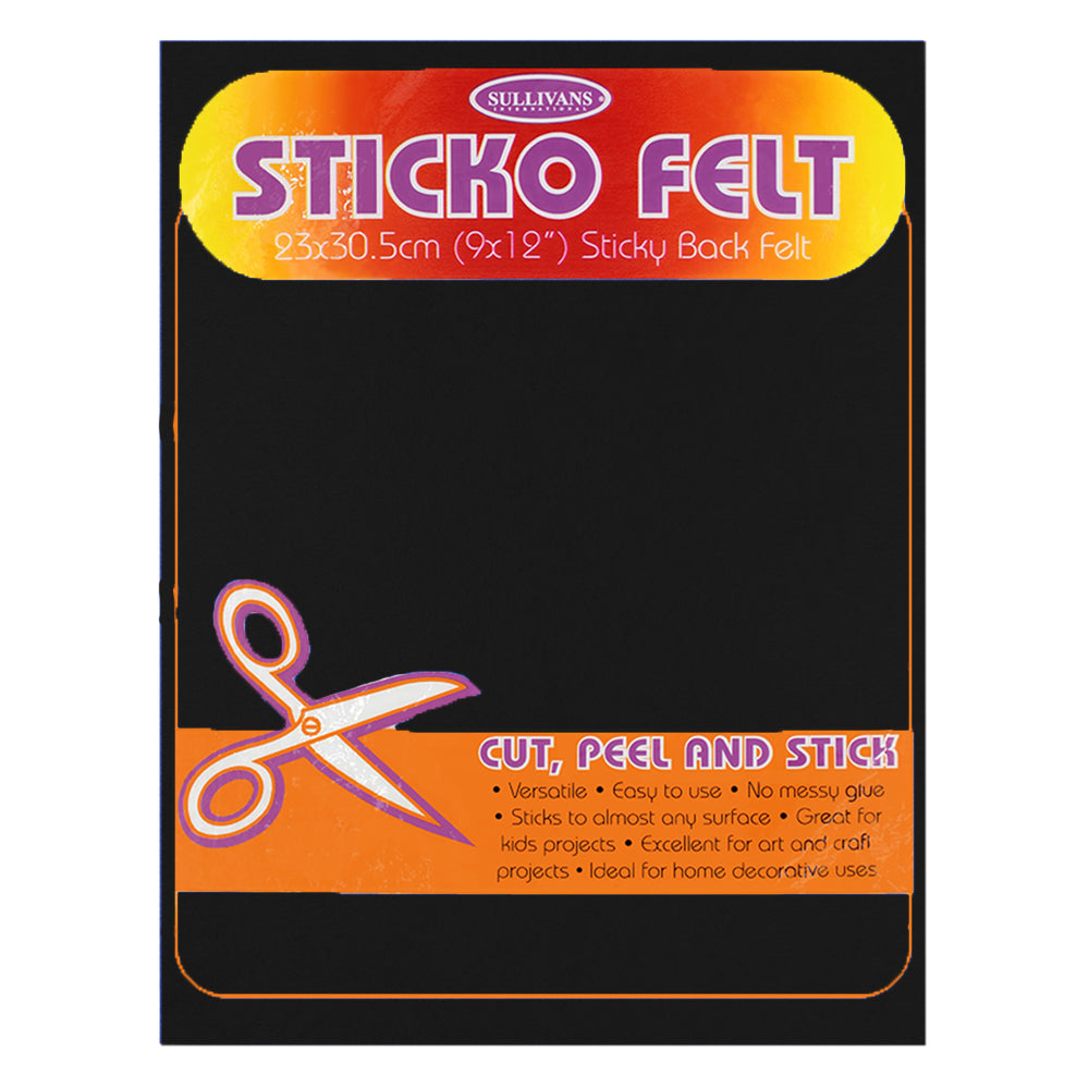 black sticko felt