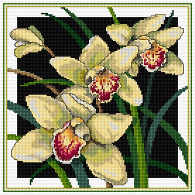 Simply Cyms Orchid Cross Stitch Chart Country Threads