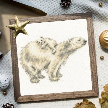 Snow Baby Cross Stitch Kit by Bothy Threads