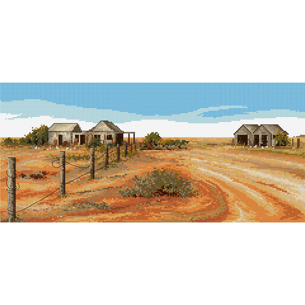 Sunburnt Cross Stitch Chart by Country Threads