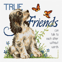 Load image into Gallery viewer, True Friends Cross Stitch Chart by Country Threads
