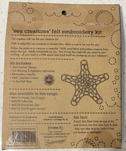 Load image into Gallery viewer, Biscuit Sea Star Fish - Sea Creatures Felt Embroidery Kit Make It 585176

