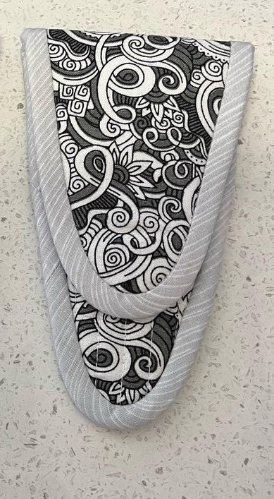 Scissor Case - Grey Swirl - Embroidery Scissors