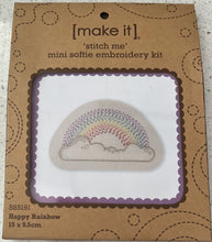Load image into Gallery viewer, Happy Rainbow - Mini Softie Embroidery Kit - Make It - Stitch Me - 585191
