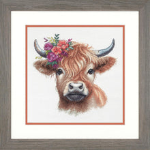 Load image into Gallery viewer, Dimensions Highland Cow Cross Stitch Kit
