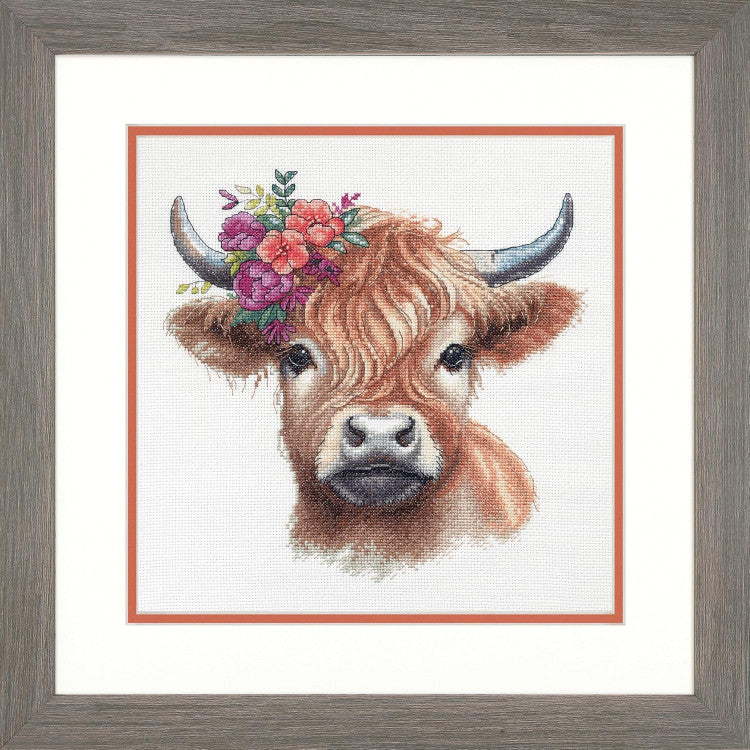 Dimensions Highland Cow Cross Stitch Kit