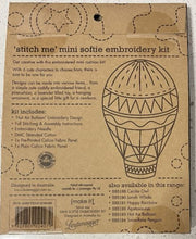 Load image into Gallery viewer, Hot Air Balloon - Mini Softie Embroidery Kit - Make It - Stitch Me - 585193
