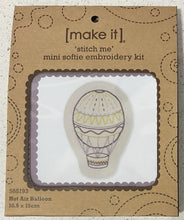 Load image into Gallery viewer, Hot Air Balloon - Mini Softie Embroidery Kit - Make It - Stitch Me - 585193
