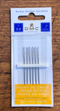 Load image into Gallery viewer, Cross Stitch  Needles  - Size 22 - Pack of 6 - DMC
