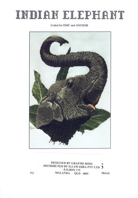 Indian Elephant Cross Stitch Chart Ross Originals
