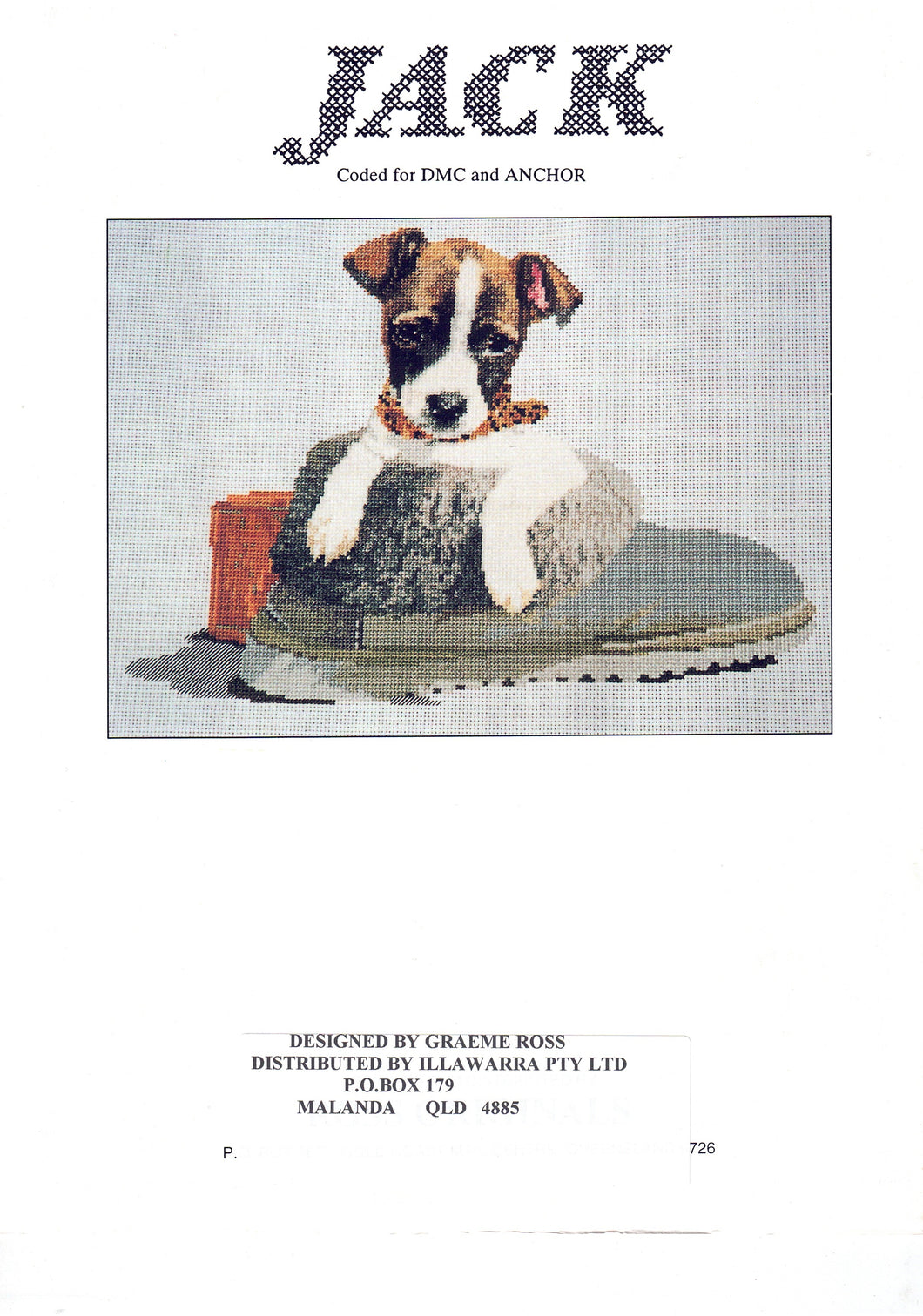 Jack -  Counted Cross Stitch Chart by Ross Originals