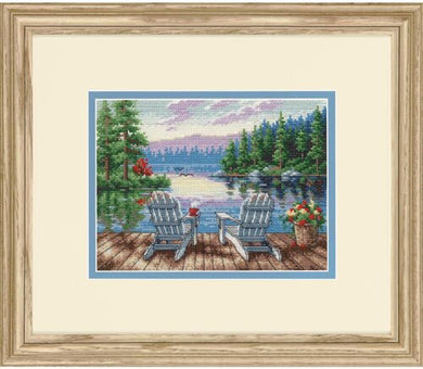 Lakeside Morning Dimensions Cross Stitch Kit