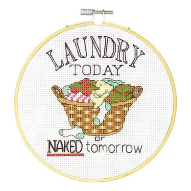 Laundry Day Dimensions cross stitch kit