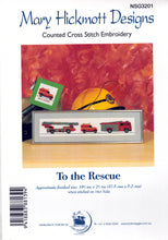 Load image into Gallery viewer, To the rescue Cross Stitch Chart Mary Hickmott
