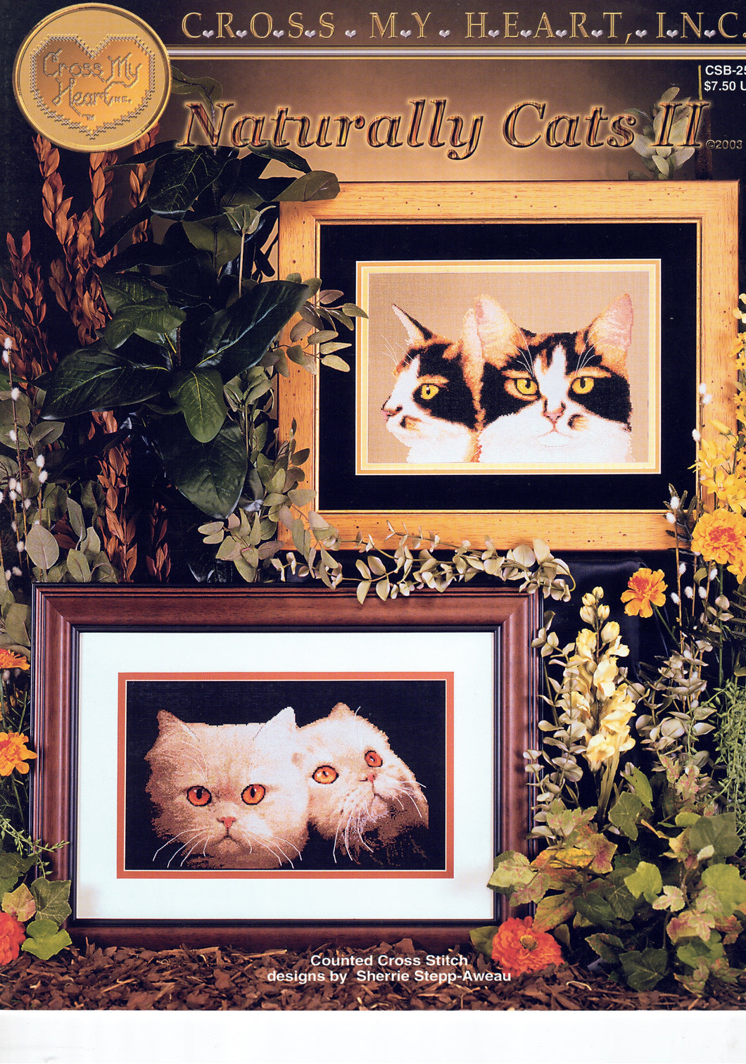 Naturally Cats II Cross Stitch Chart CSB-250