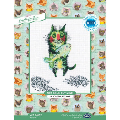 Not Gold, But Mine! Cross Stitch Kit by RTO - M687