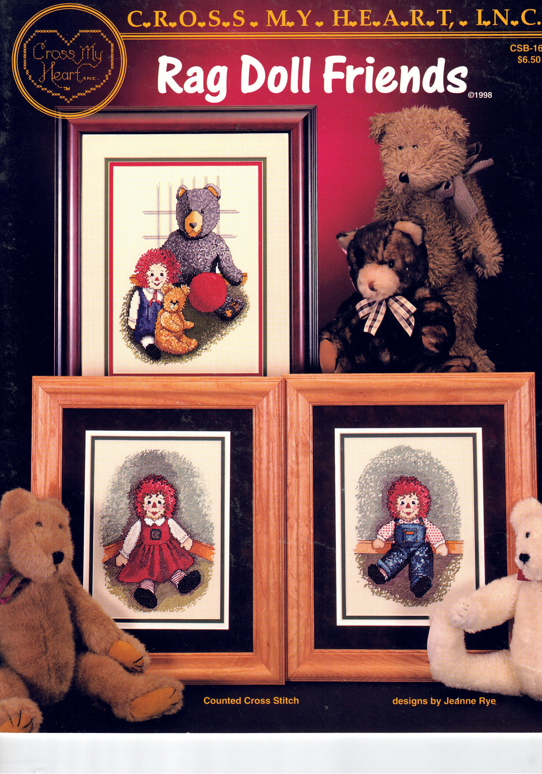 Rag Doll Friends Cross Stitch Chart CSB-165