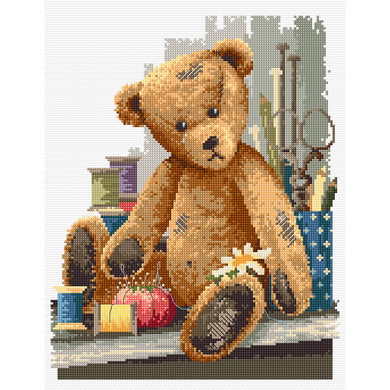 country threads thread bear cross stitch chart Sonia's Needle & Thread