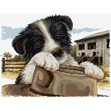 Ready to Work Cross Stitch Chart Country Threads