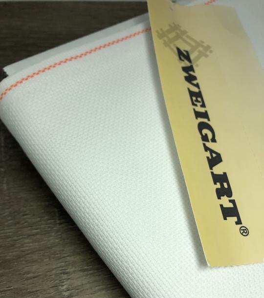 18ct Zweigart White Aida Cloth 