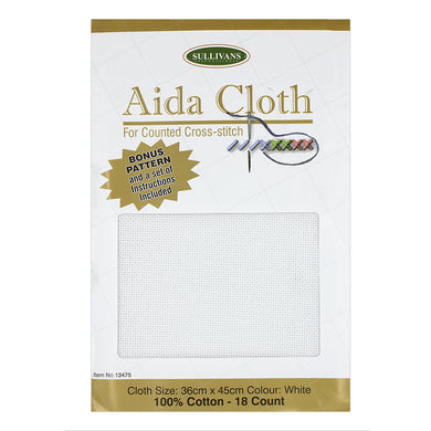 18ct White Aida Cloth by Sullivans