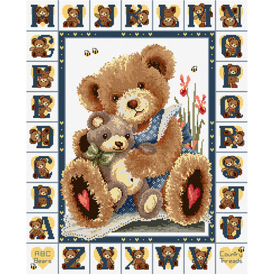 ABC Bears Cross Stitch Chart Country Threads