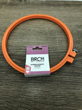 Load image into Gallery viewer, 6&quot; (15cm) Birch Plastic Cross Stitch Embroidery Hoops - Your choice of Colour
