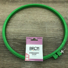 Load image into Gallery viewer, 8&quot; (20cm) Birch Plastic Cross Stitch Embroidery Hoops - Your choice of Colour
