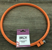 Load image into Gallery viewer, 8&quot; (20cm) Birch Plastic Cross Stitch Embroidery Hoops - Your choice of Colour
