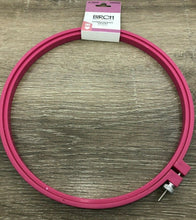 Load image into Gallery viewer, 8&quot; (20cm) Birch Plastic Cross Stitch Embroidery Hoops - Your choice of Colour
