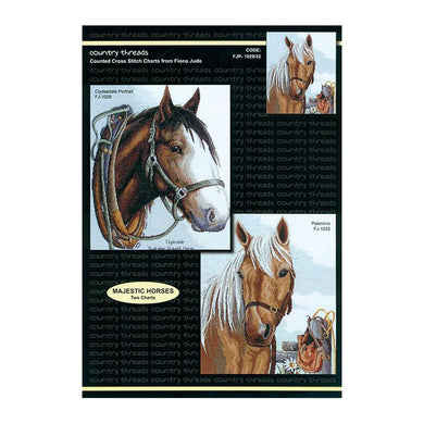 Majestic Horses Cross Stitch Chart Country Threads