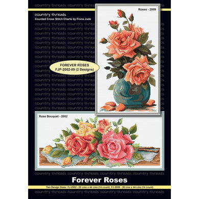 Forever Roses Cross Stitch Chart Book Country Threads