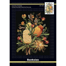 Load image into Gallery viewer, Banksias Cross Stitch Chart Country Threads
