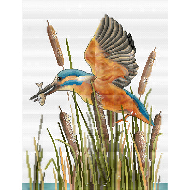Kingfisher Cross Stitch Chart Country Threads