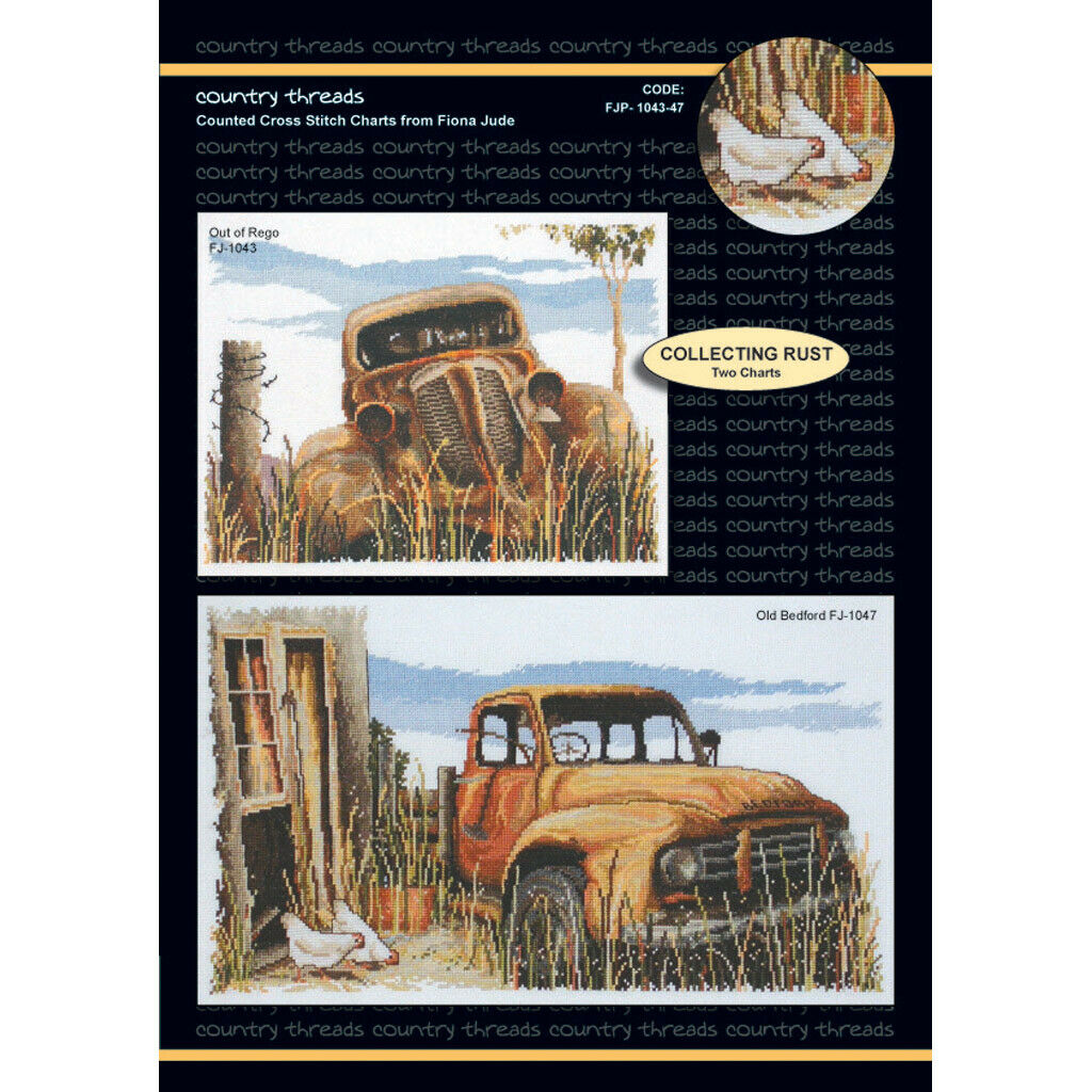 Collecting Rust Cross Stitch Charts Country Threads
