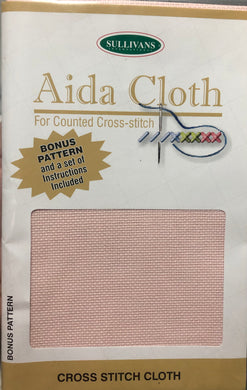 18ct Pink Aida Cloth by Sullivans