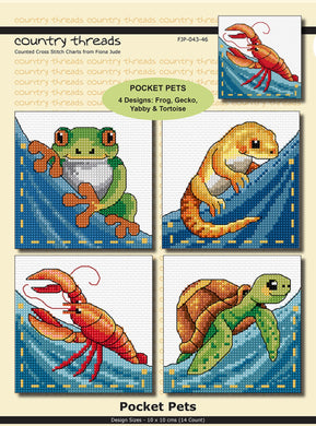 Pocket Pets Cross Stitch Chart Book Country Threads