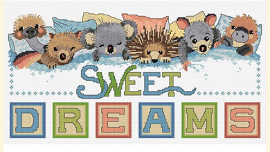 Little Aussie Sweet Dreams Cross Stitch Chart Country Threads