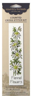 Flannel Flowers Bookmark Cross Stitch Kit Country Threads