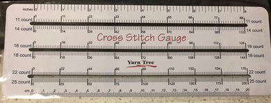 Cross Stitch Gauge Yarn Tree