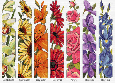 Parallel Petals Cross Stitch Chart Country Threads